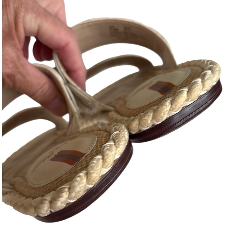 EUC Sam Edelman Leather Tatum Sandals Ivory Size 6.5 Retail $130.00 - Picture 8 of 11